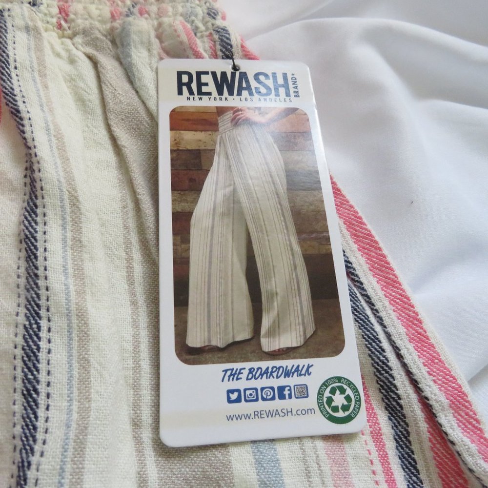 Rewash Wide Leg Pants  Multicolor  NWT - Picture 7 of 12
